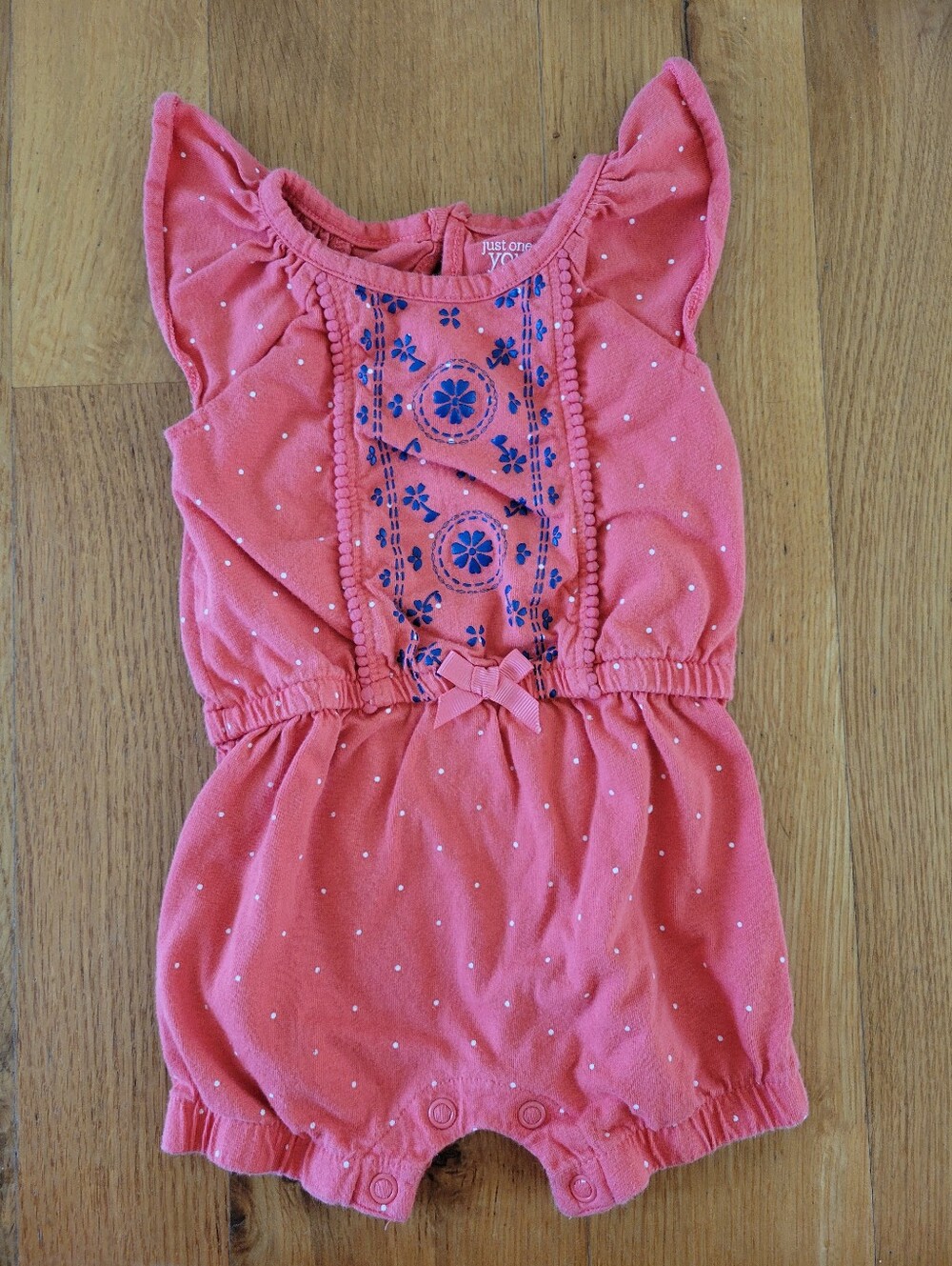 Baby girls size 6 months romper